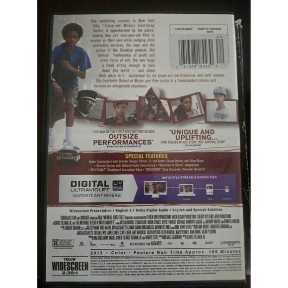 The Inevitable Defeat Of Mister & Pete DVD - Picture 2 of 2